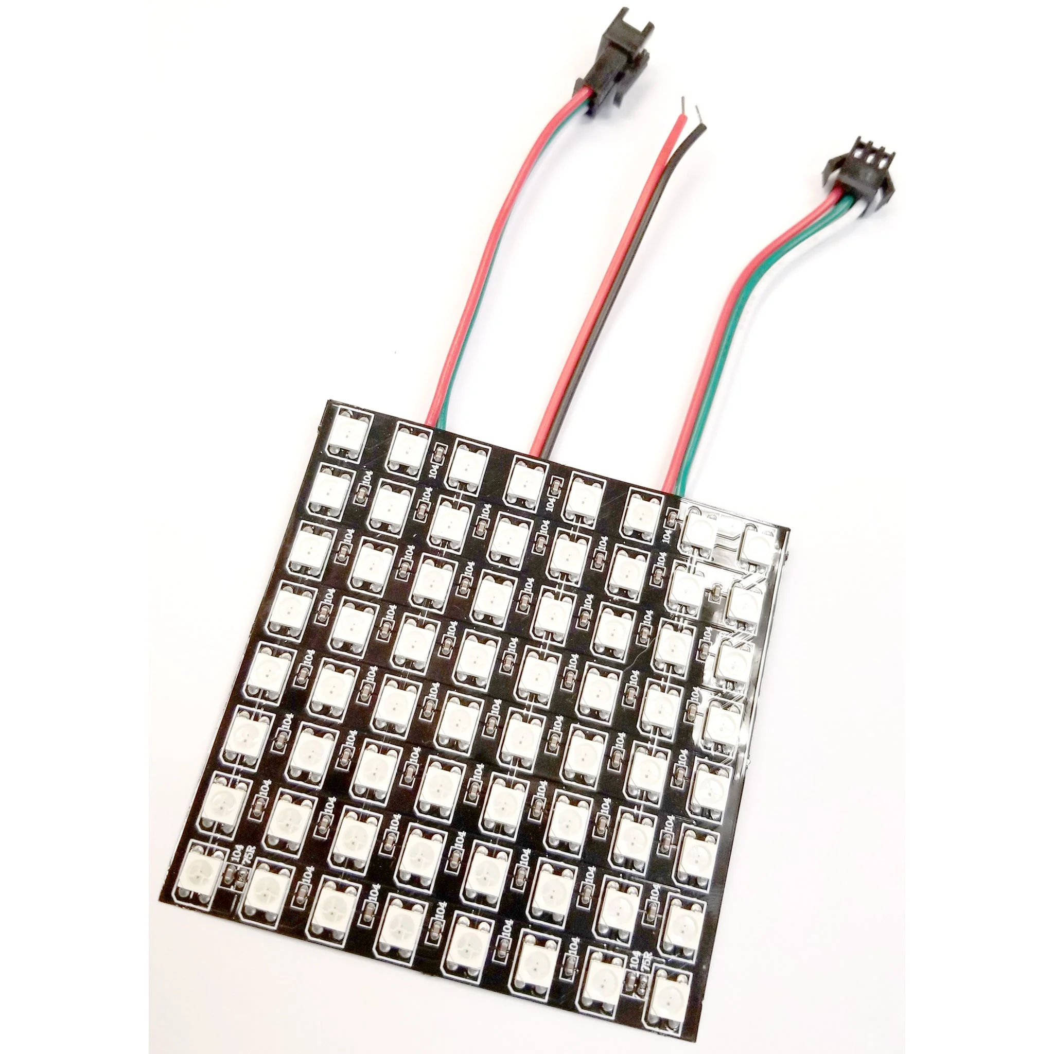Addressable LED Matrix 8x8 Panel - Flexible - (Like NeoPixel) ws2812b (D57) - Image 4