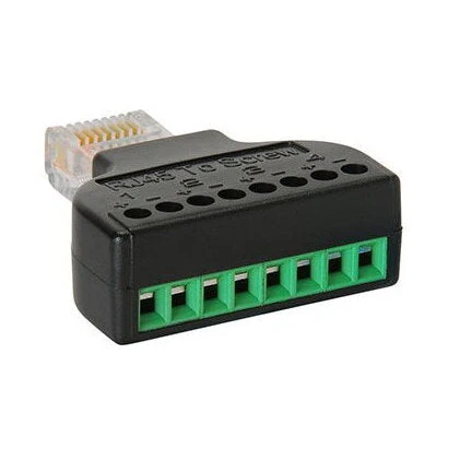 Male RJ-45 Breakout to Screw Terminals (RJ45) - Image 3
