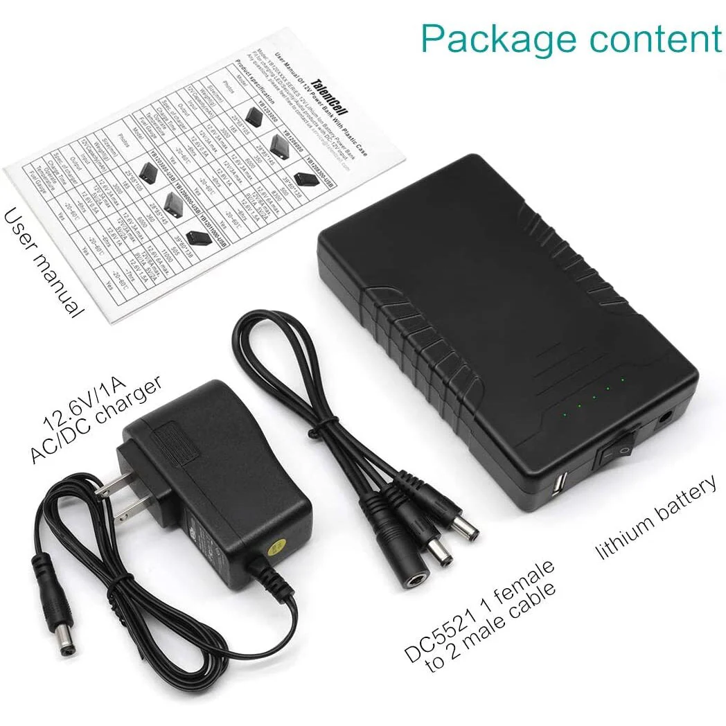 USB Portable Charger 12000mAh + 12v Output - Image 5