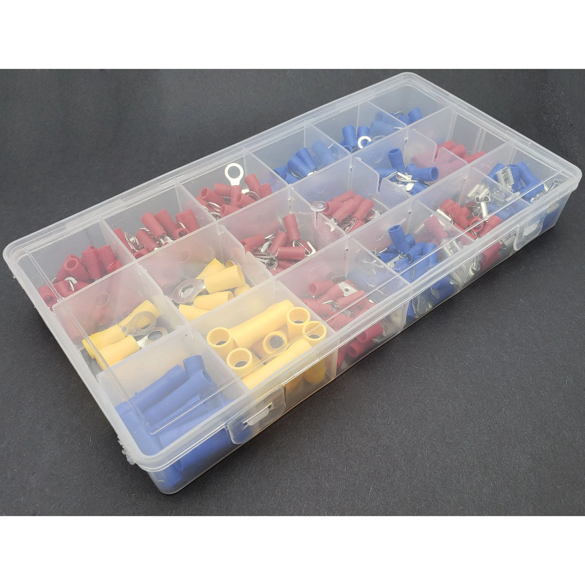 Solderless Crimp Terminal Kit - 300 Pieces - Fork, Spade, Ring - Image 3
