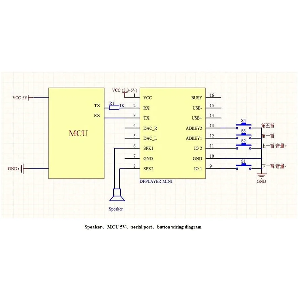 DFPlayer Mini MP3 Module with MicroSD Card Slot for Arduino (D133) - Image 6