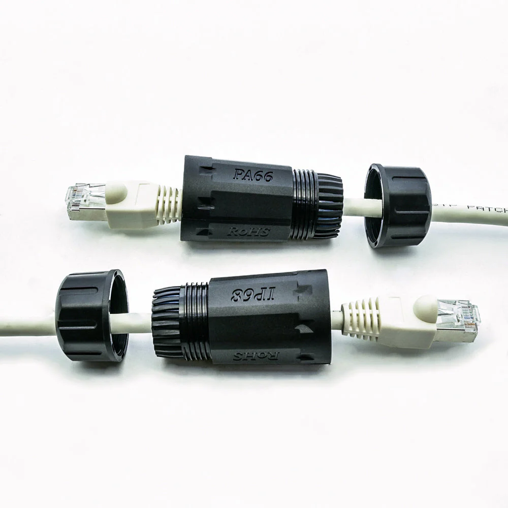 CAT 6 Shielded RJ45 Outdoor Waterproof Inline Coupler - Image 5