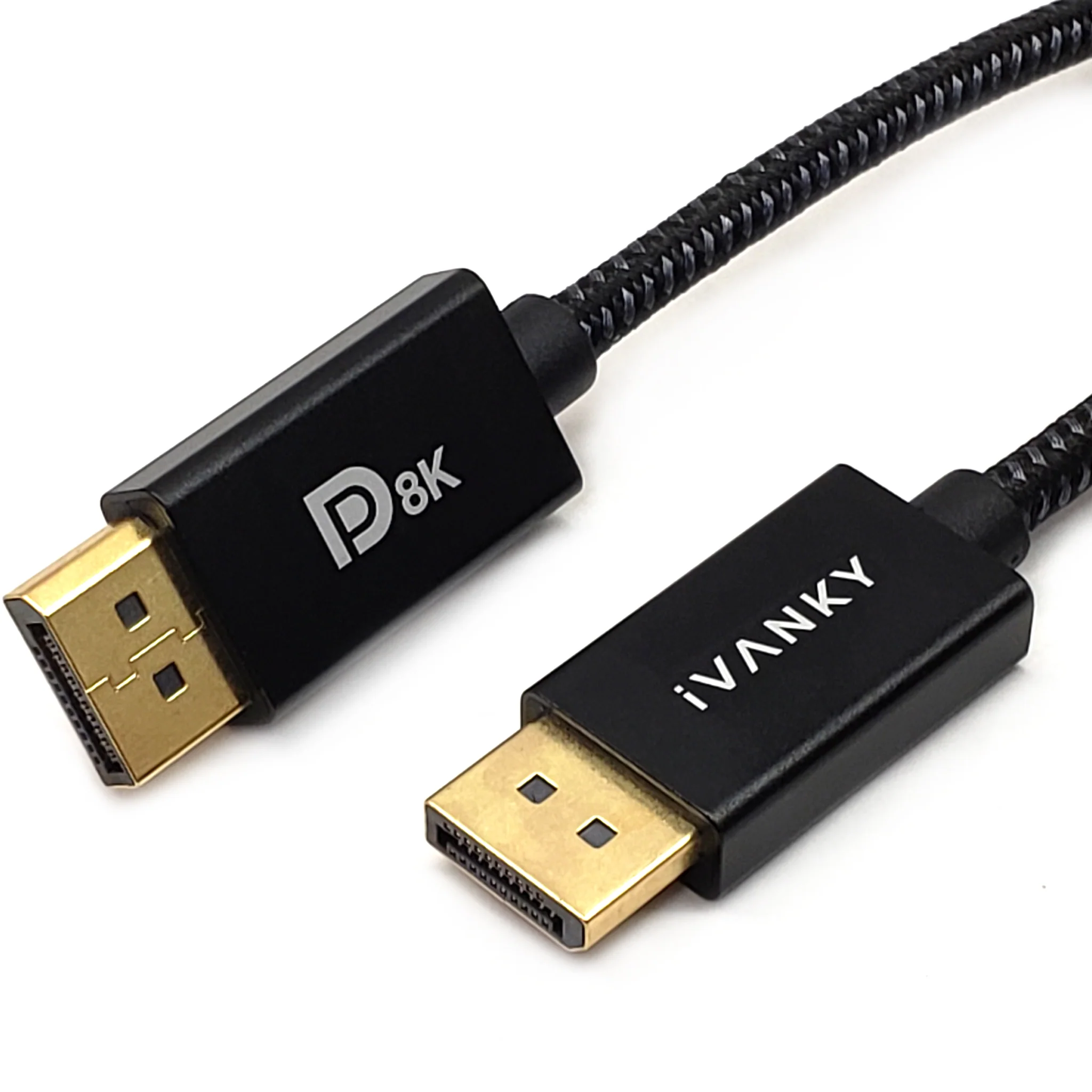 6' Display Port 1.4 Male - Male Cable - 8K