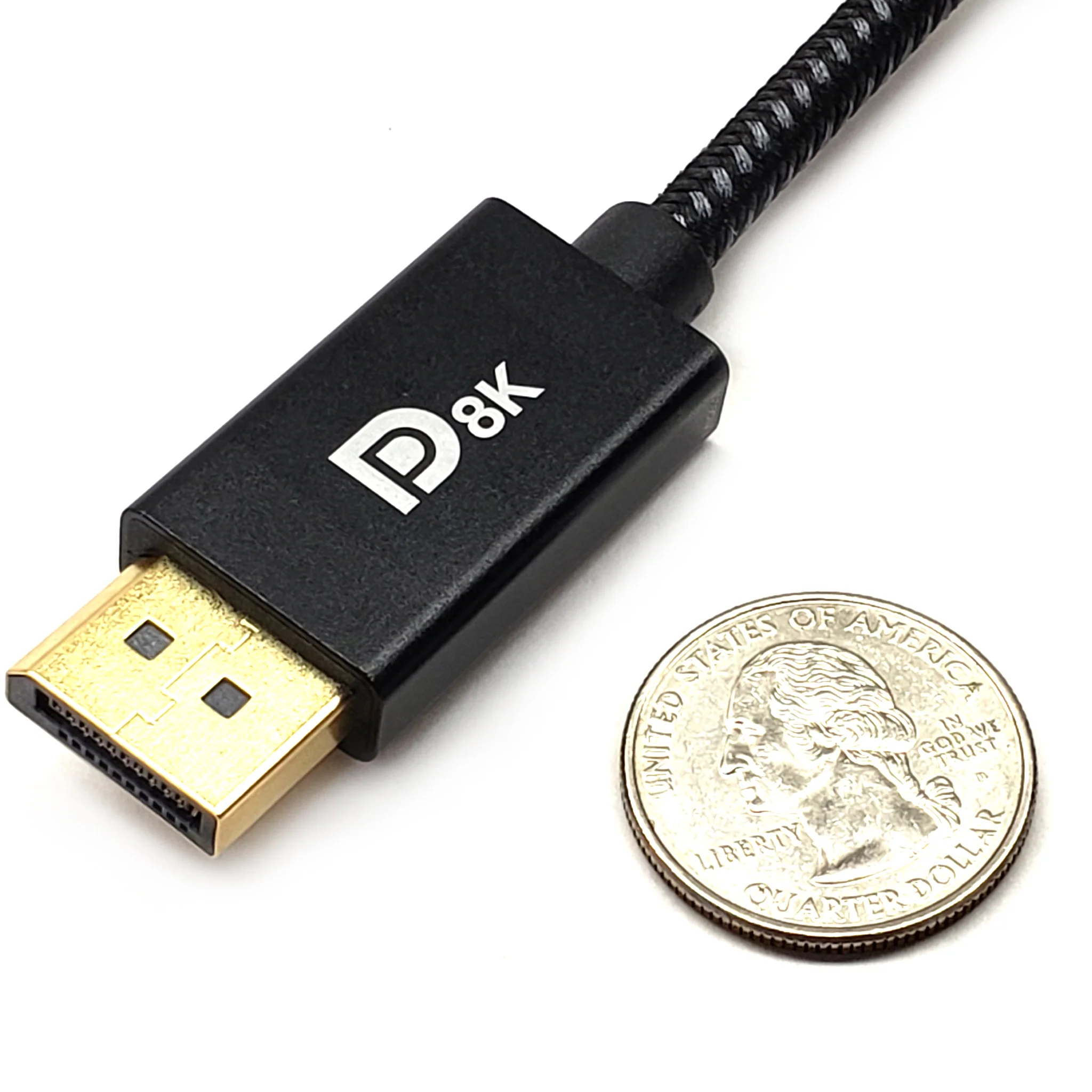 6' Display Port 1.4 Male - Male Cable - 8K - Image 3