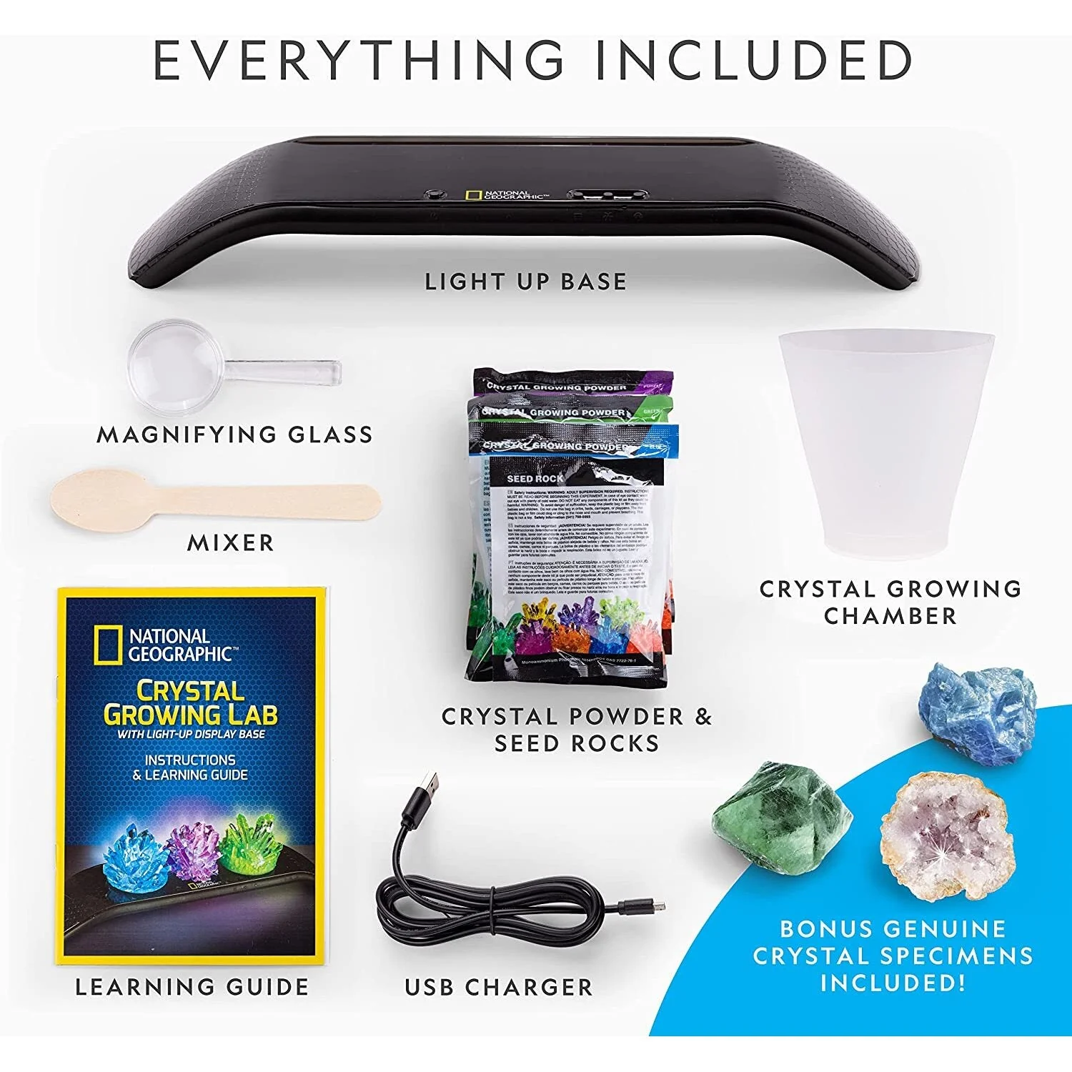 Crystal Growing Kit - 3 Vibrant Colored Crystals - Image 6