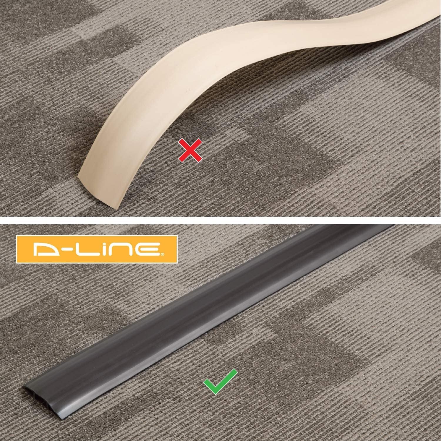 6ft Floor Cord Cable Cover - Anti-trip - Image 9