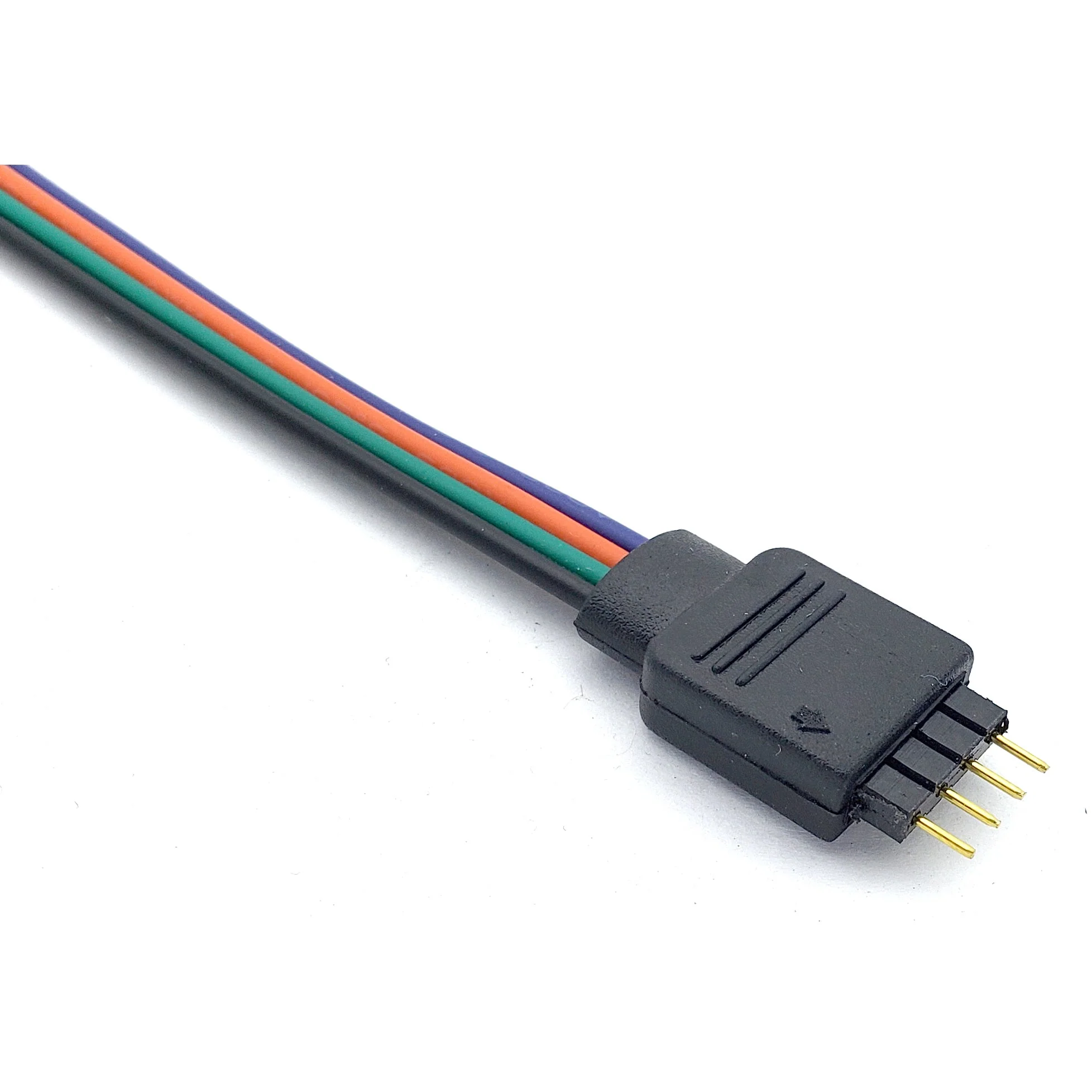 RGB LED Strip 4 Pin Snap Connector To 4 Pin Header Connector - Image 3