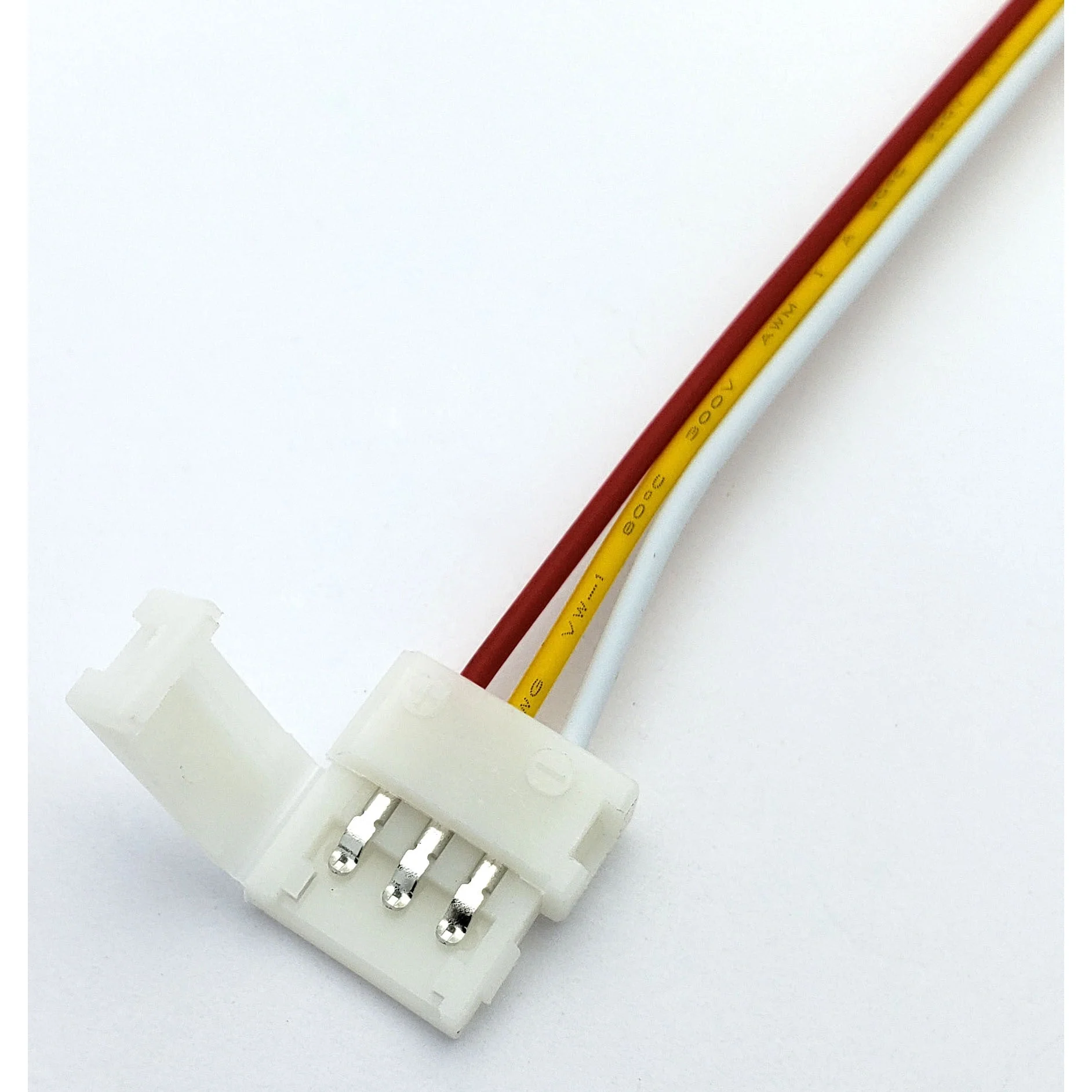 RGB LED Strip 3 Pin Snap Connector To 3 Pin Snap Connector - Image 2