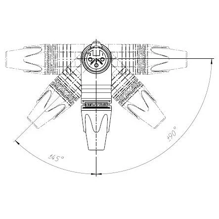 NEUTRIK XLR Female 3 Pin Right Angle Connector (RX Series) - Image 3