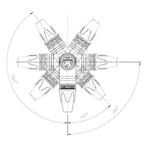 NEUTRIK XLR Male 3 Pin Right Angle Connector (RX Series) - Image 3