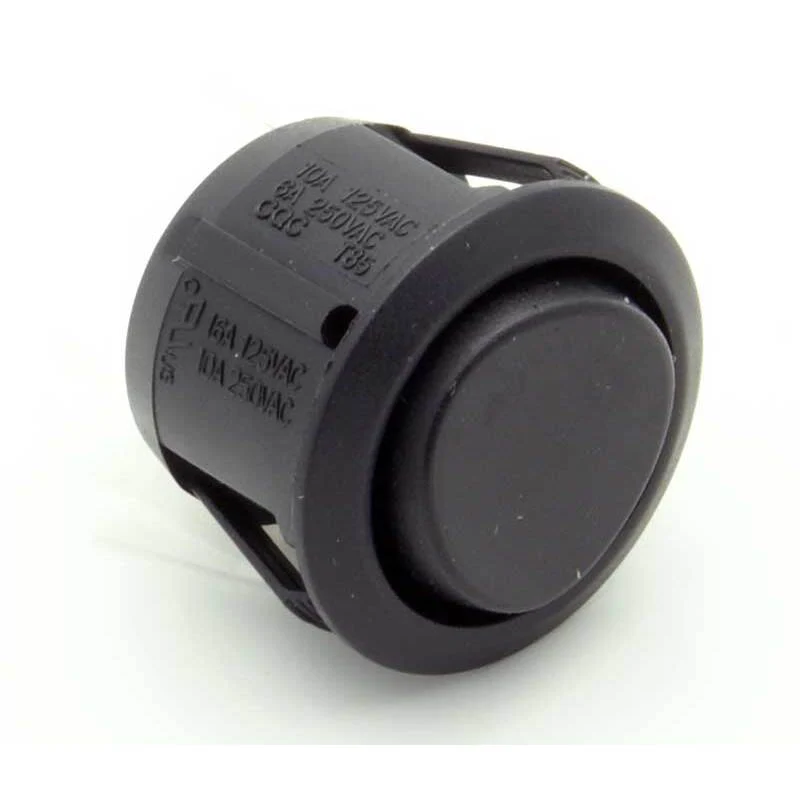 SPDT Round Momentary Rocker Switch (On)-Off-(On) 10A - VUPN2107
