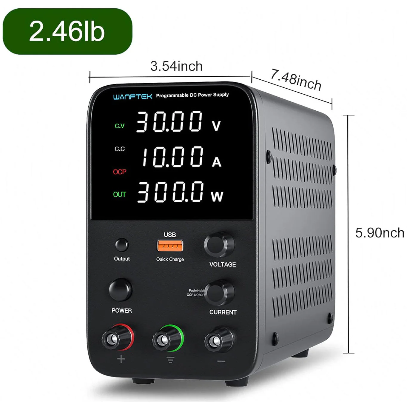 Benchtop Power Supply 10A   0-30V 0-10A W/ USB - Image 6