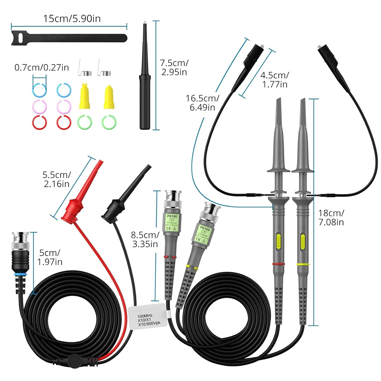 100MHz Oscilloscope Probe
