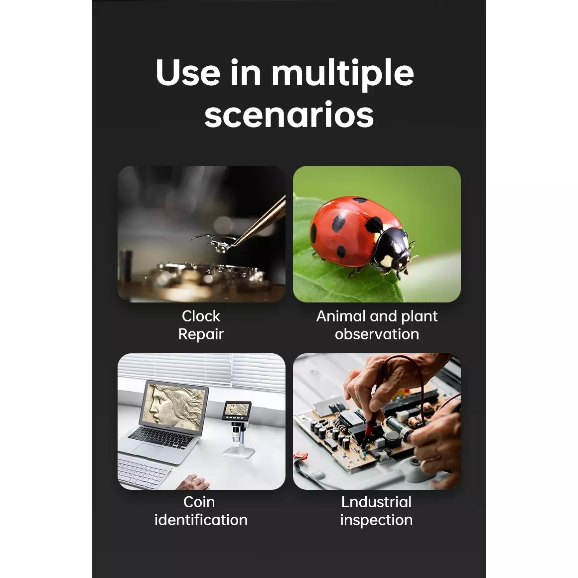 Microscope Magnifier With LCD & USB Output - Image 3