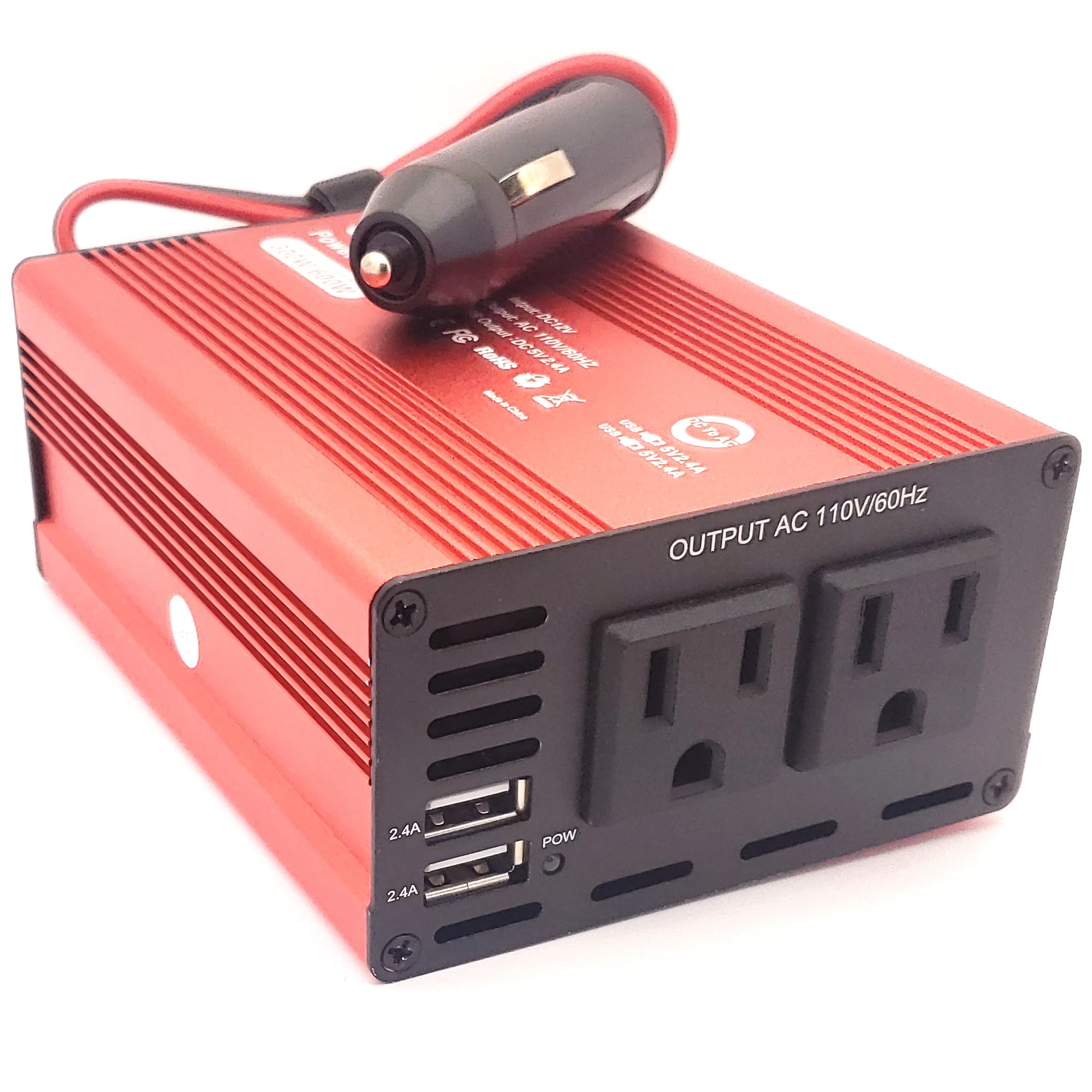 300W Power Inverter - 12V - For Vehicle Or Emergency Power - Image 3