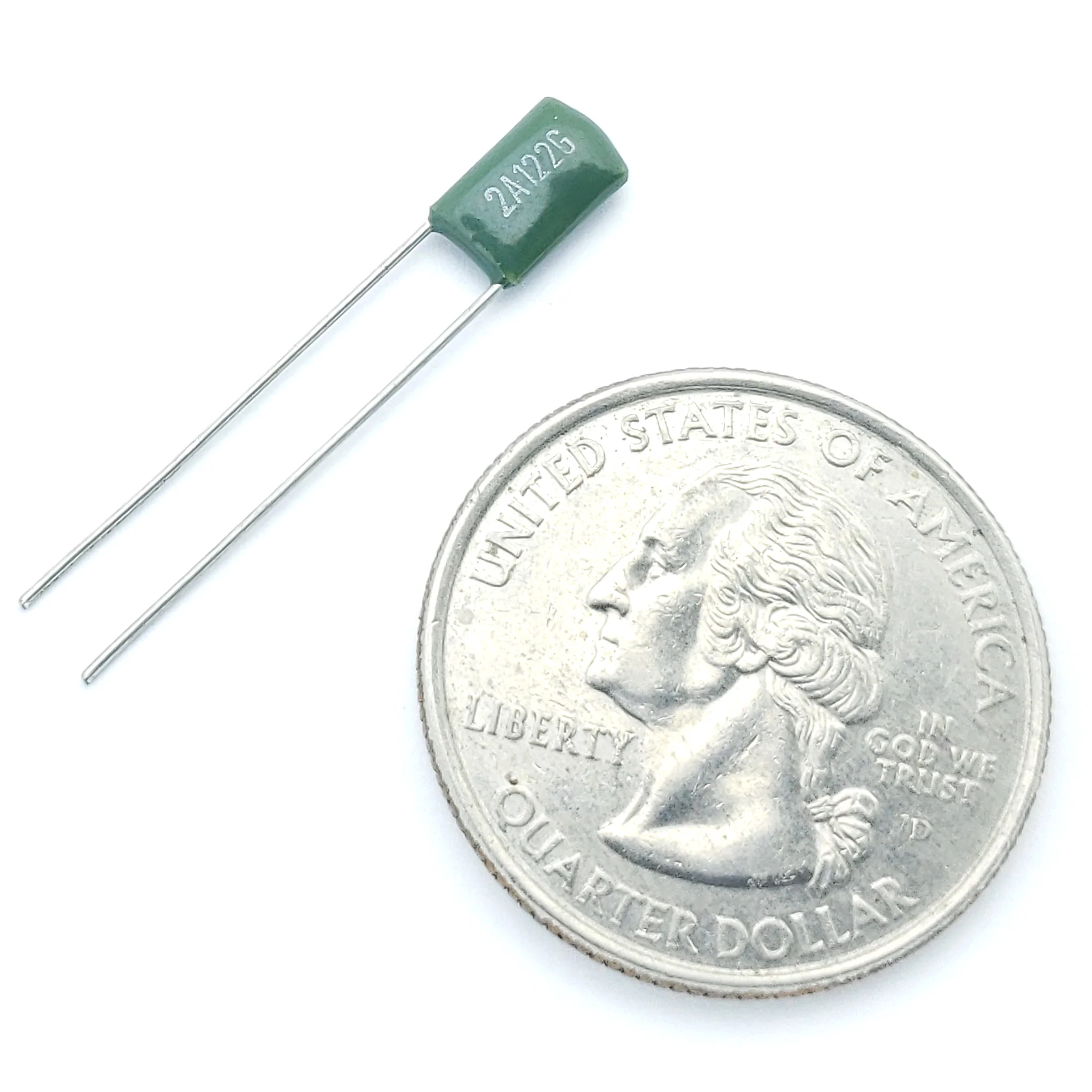 film capacitor 1200 pF ±2% 100 volts metallized polyester - Image 2