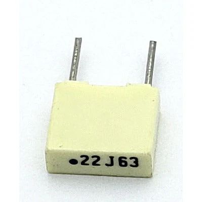 film capacitor 0.22 μF ±5% 63 volts