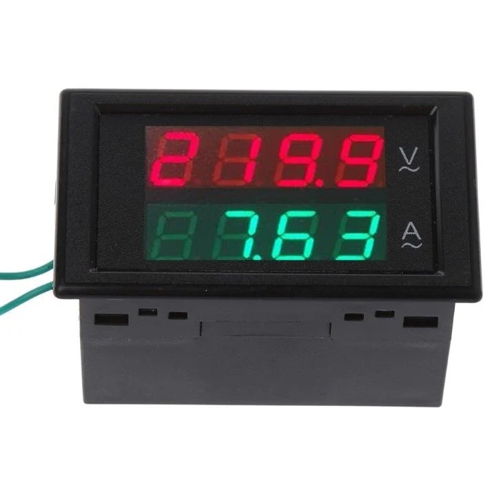 AC80-300V 100A Digital Current Ammeter Voltmeter Dual LED Display Volt Amp Gauge Meter Panel - Image 3