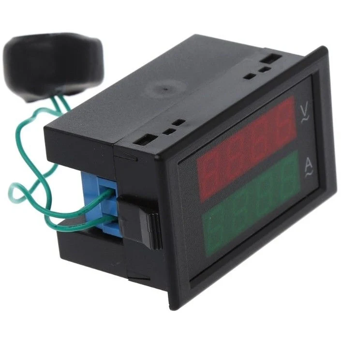 AC80-300V 100A Digital Current Ammeter Voltmeter Dual LED Display Volt Amp Gauge Meter Panel - Image 5