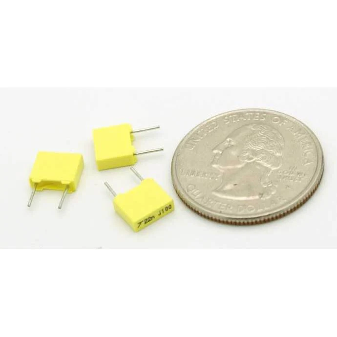 film capacitor 0.022 μF ±5% 100 volts polyester