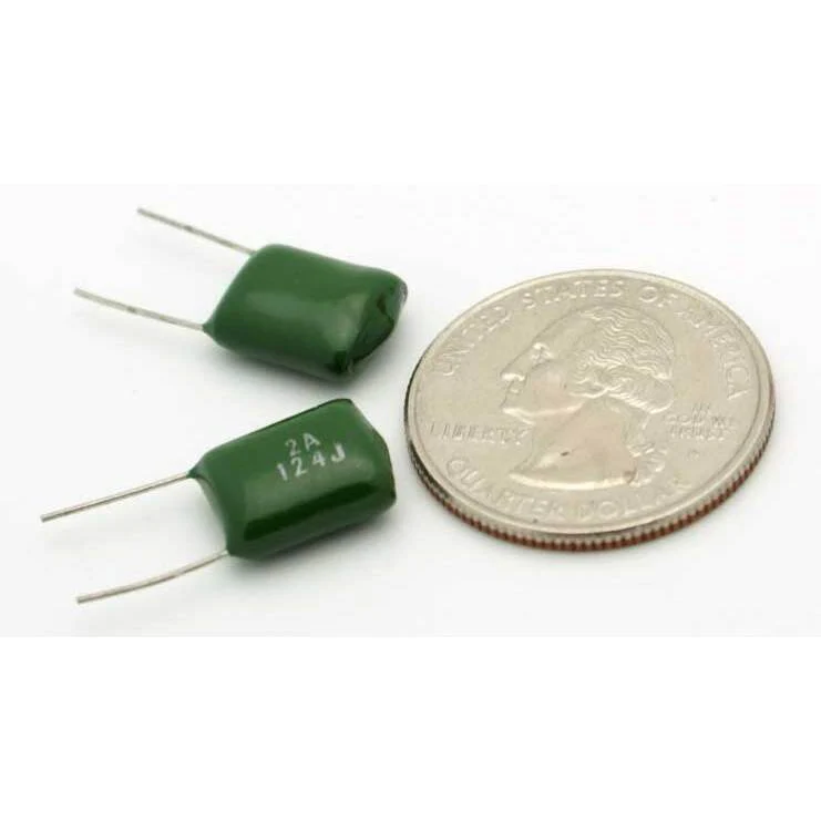 film capacitor 0.12 μF ±5% 100 volts