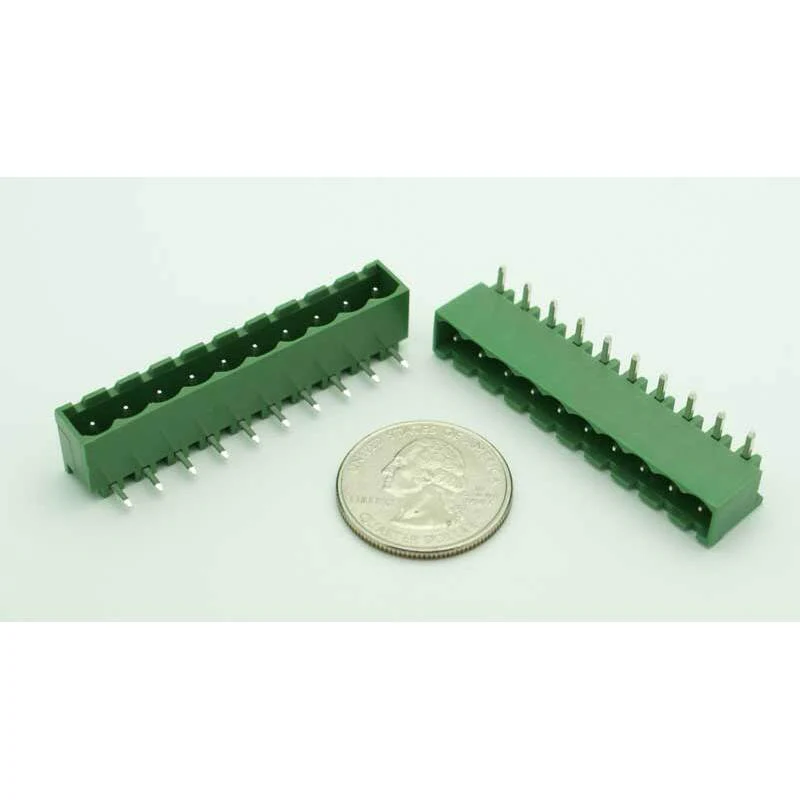 10 Position Phoenix Connector Jack - (PCB Mount) - Image 2