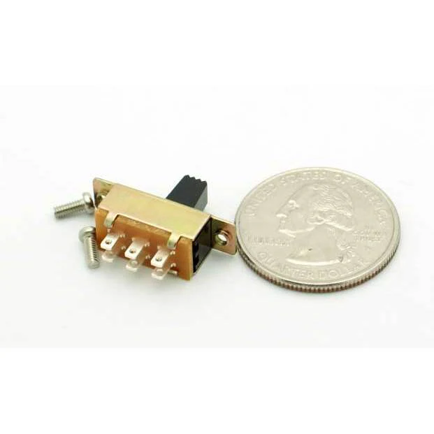 DPDT Miniature Slide Switch On-On (or Off) 6A - Image 3