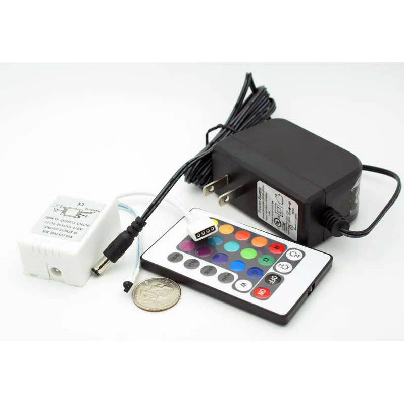 Waterproof RGB LED Strip Light - 16.4 Feet w/Controller + Power Supply - Image 3