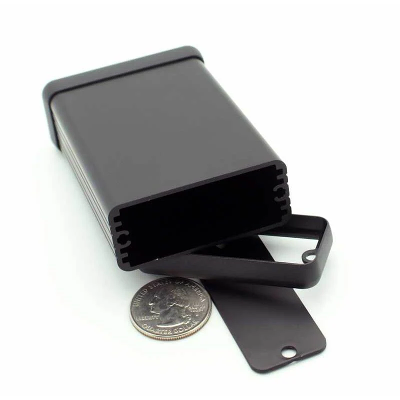 3.15" x 2.13" x .91'' Aluminum Black Anodized - Image 3