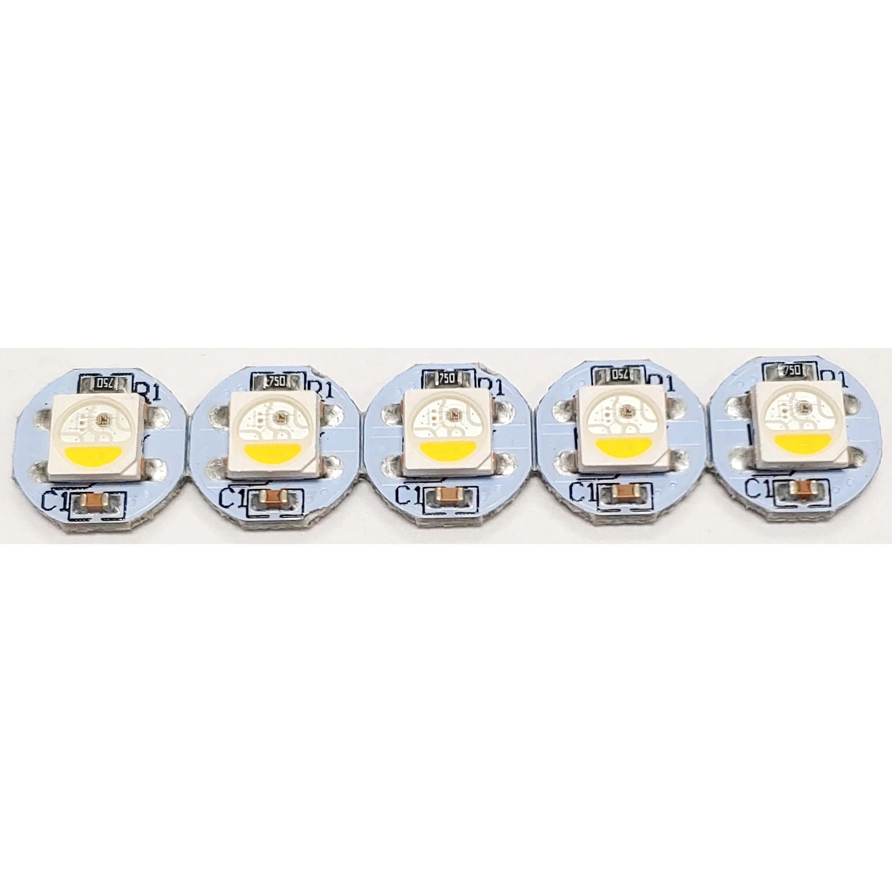 Addressable RGBW LED Party Pixels - Similar to Neopixel - 5 Pack SK6812 (like WS2812B) SMD5050 (D101) - Image 2