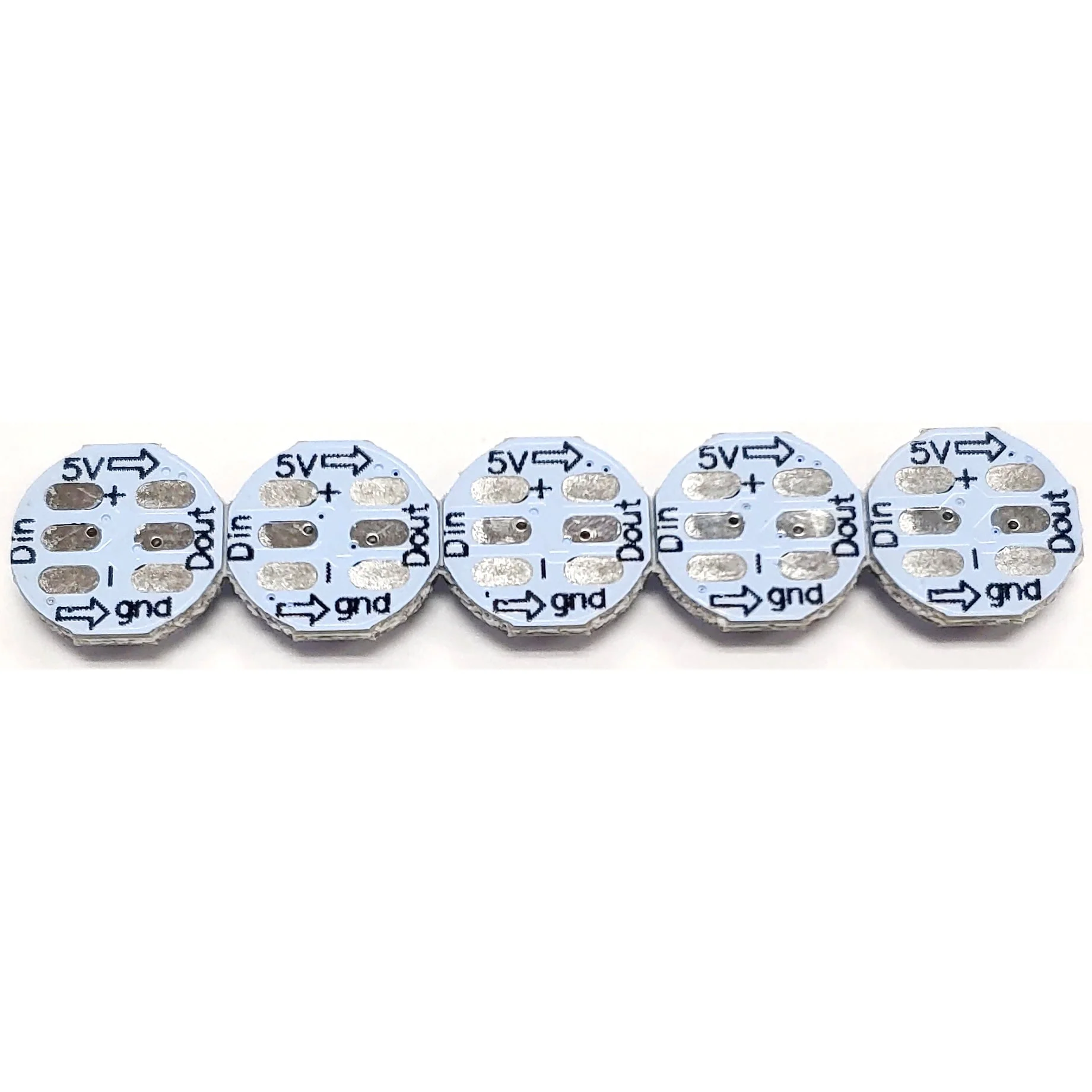 Addressable RGBW LED Party Pixels - Similar to Neopixel - 5 Pack SK6812 (like WS2812B) SMD5050 (D101) - Image 3