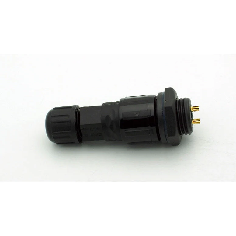 Medium Series 2 Pin Male Inline Waterproof Connector - 18-24 AWG - Image 6