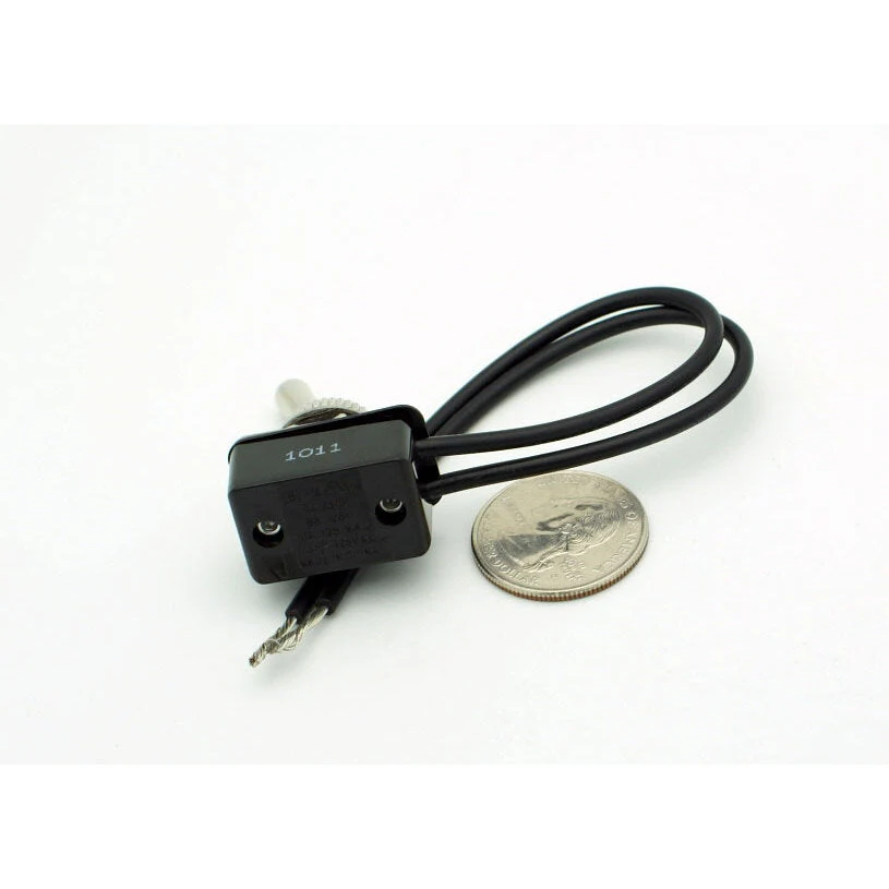 SPST Toggle Switch - Extra Long Handle - w/Wire Leads On-Off 8A - Image 3