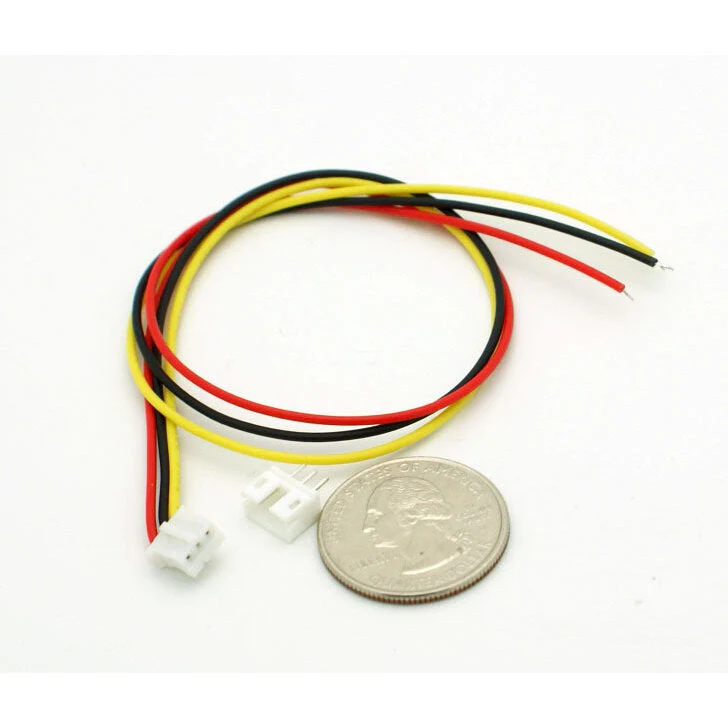 JST PH 3 Pin Connector - Male/Female Pair - Pre-wired - Image 2