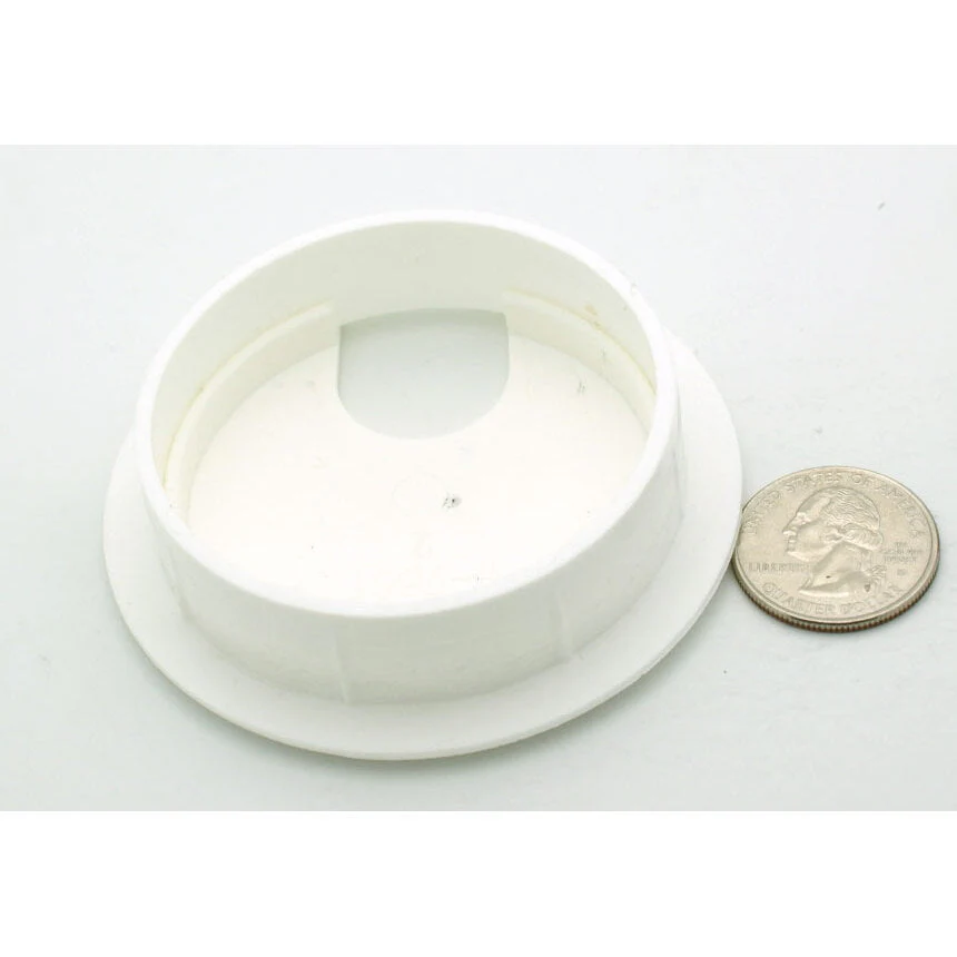 2+1/2" Diameter Desk Grommet - White - Image 3