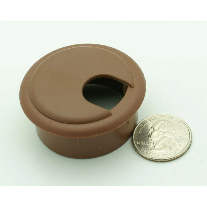 1+3/4" Diameter Desk Grommet - Brown - Image 2