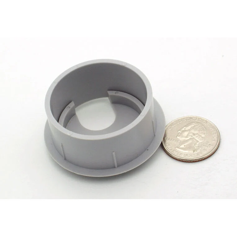 1+3/4" Diameter Desk Grommet - Grey - Image 3