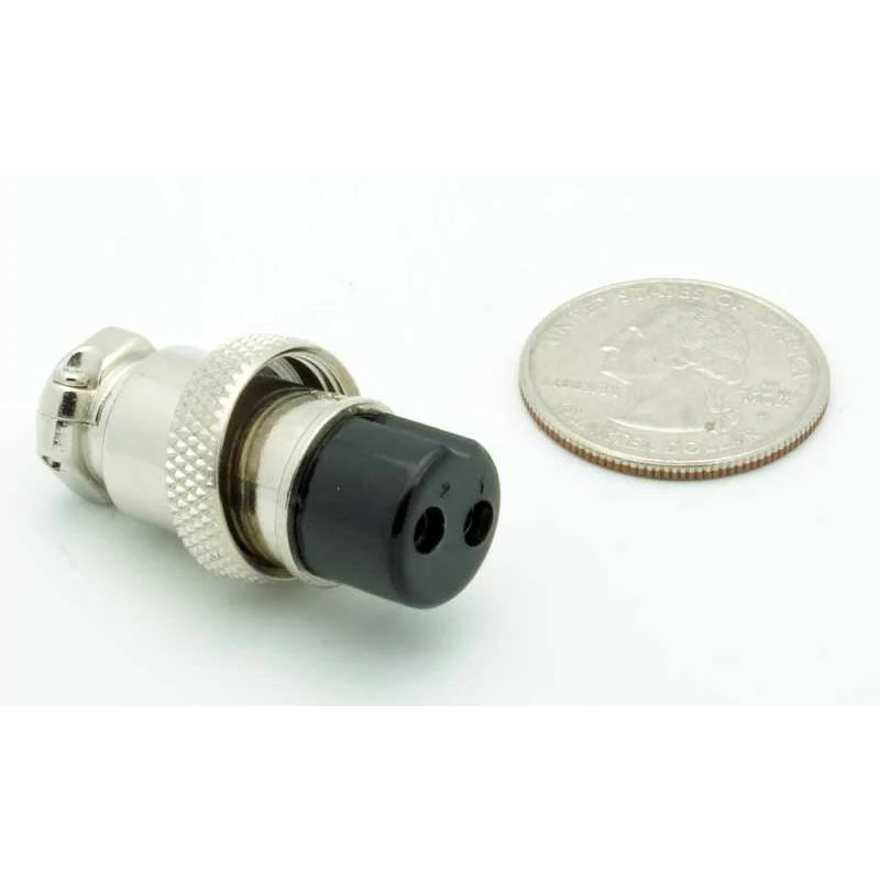 2 Pin Female Inline CB Mic Connector - Image 2