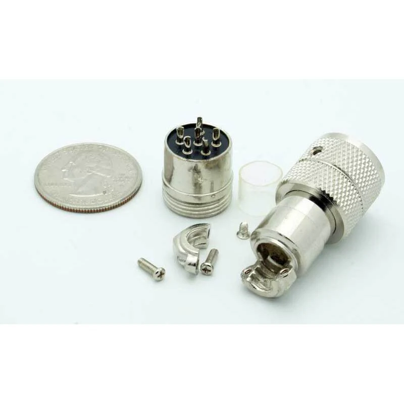 6 Pin Male Inline CB Mic Connector - Image 4