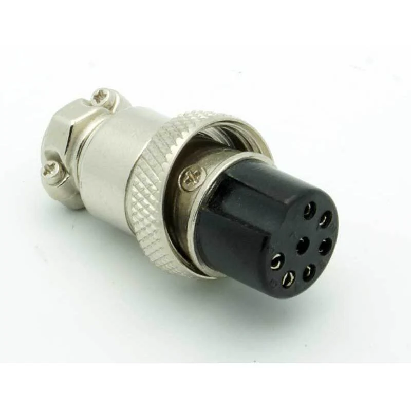 7 Pin Female Inline CB Mic Connector