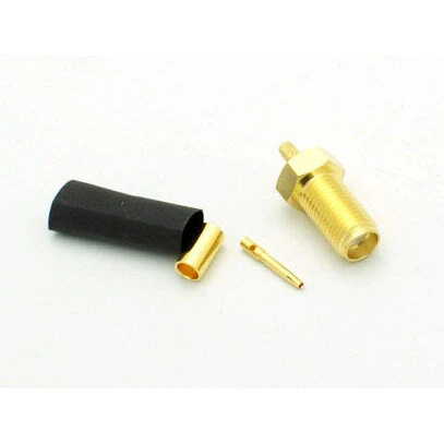 SMA Female 3 Piece Crimp Connector for RG-316