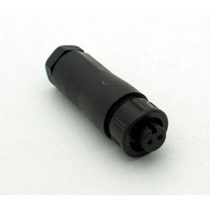 Small Series 2 Pin Female Inline Waterproof Connector - 20-26 AWG