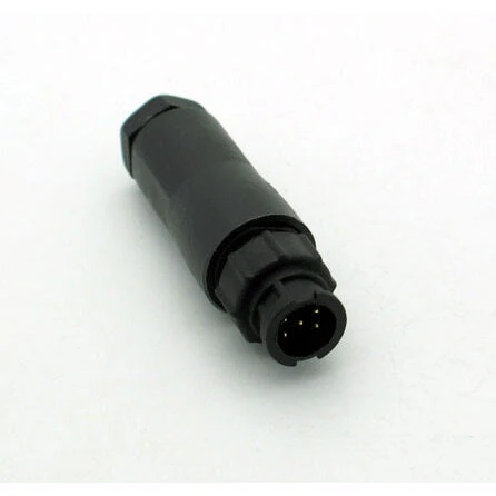 Small Series 5 Pin Male Inline Waterproof Connector - 20-26 AWG