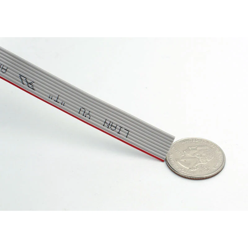 9 Conductor 0.5" Pitch 28 AWG Ribbon Cable