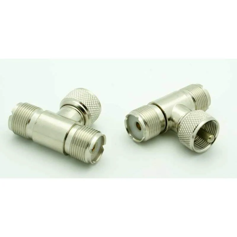 UHF "T" Female - Male - Female Adapter